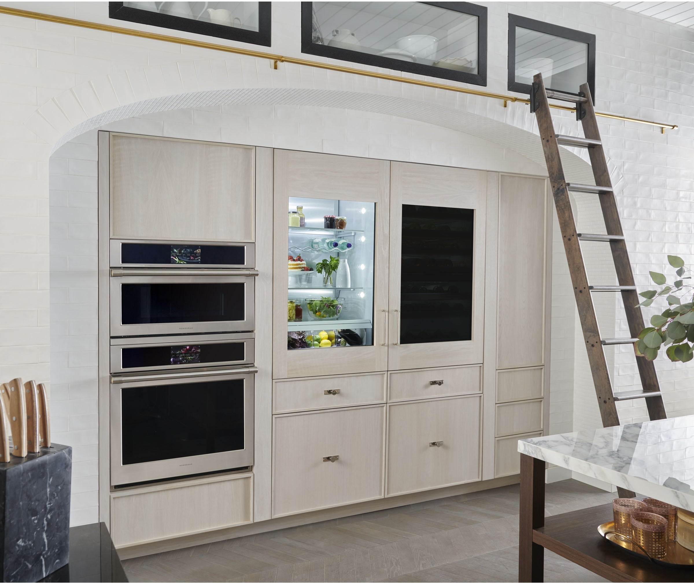 Monogram ZIK303NPPII 30 Inch Built-In Bottom Mount Refrigerator