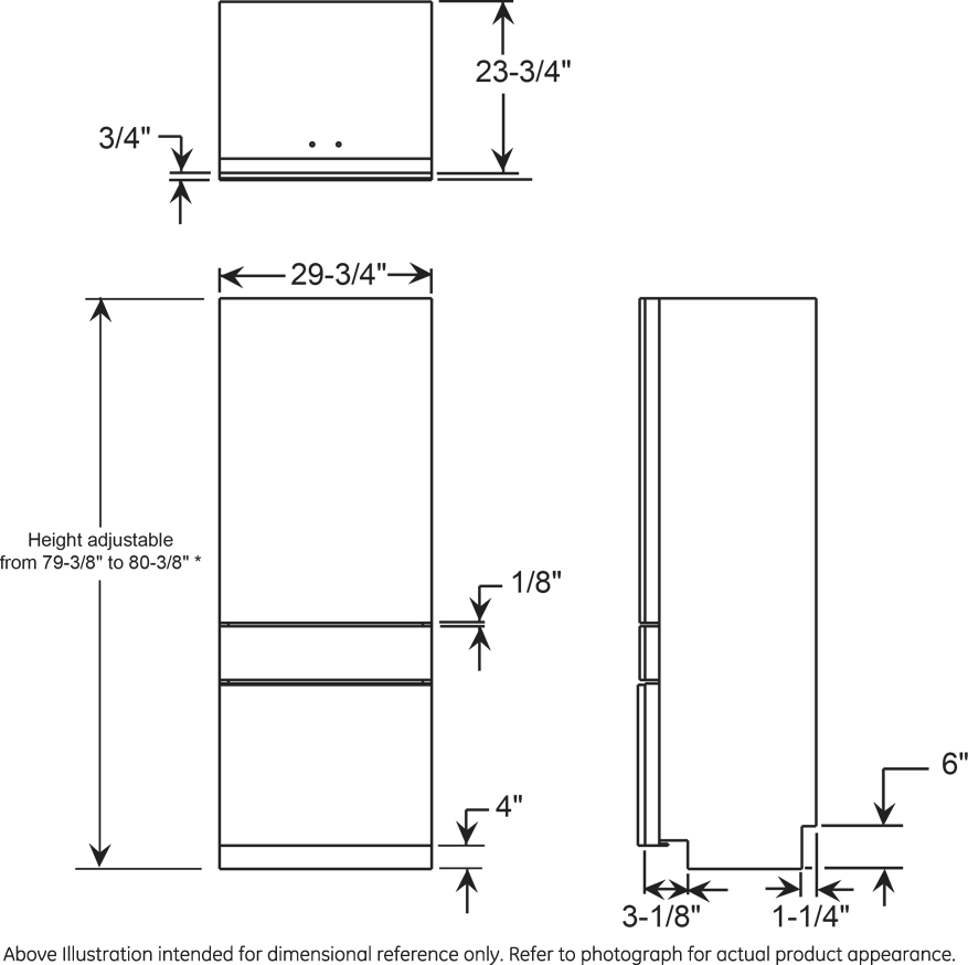 Monogram ZIK303NPPII Panel Ready 