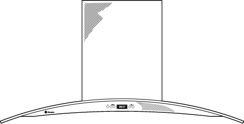 Monogram ZV925SLSS Glass Canopy