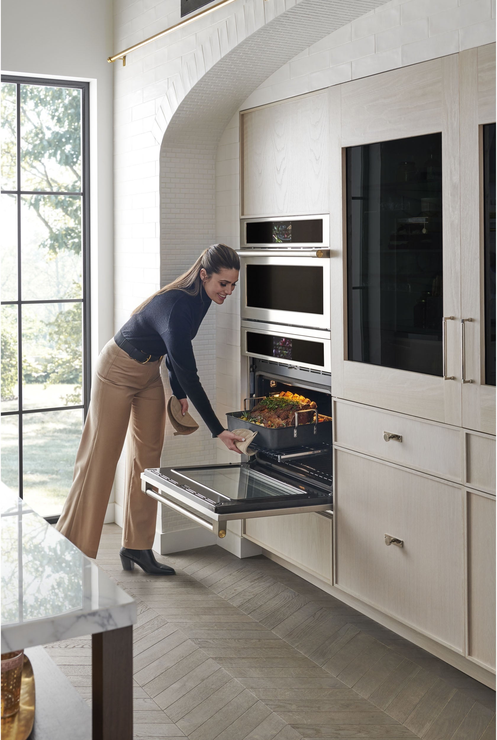 Monogram ZIW303NPPII 30 Inch Built-In Wine Refrigerator Custom