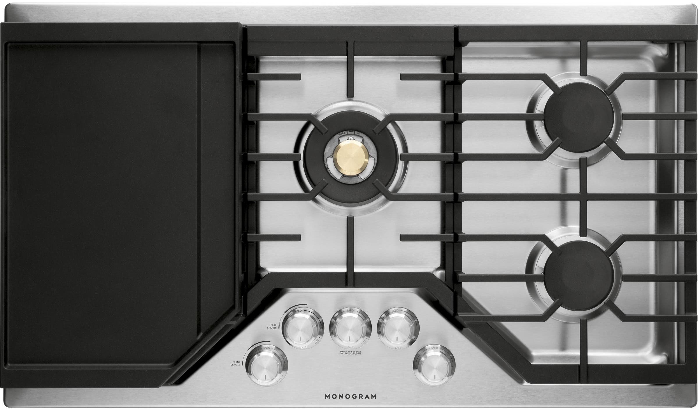 Monogram ZGU36RSLSS Stainless Steel, Natural Gas