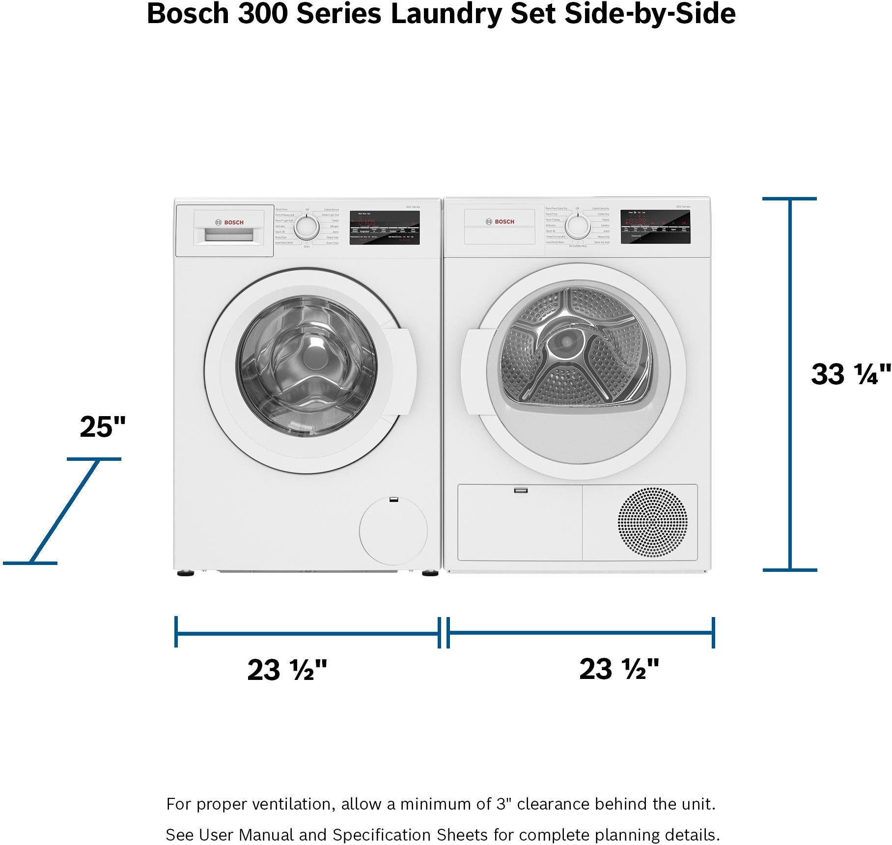 Bosch WTG86403UC White