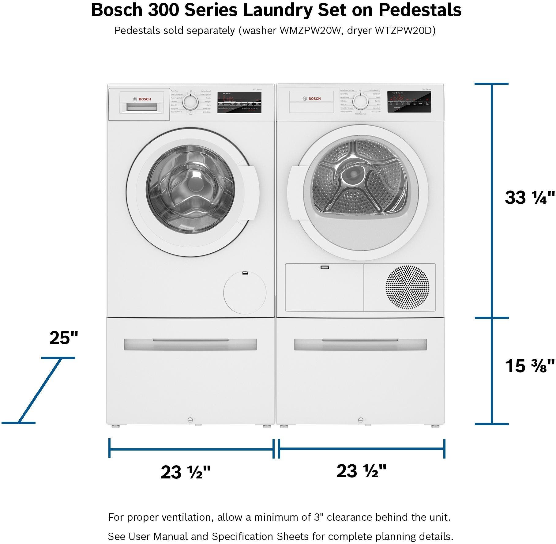 Bosch WTG86403UC White