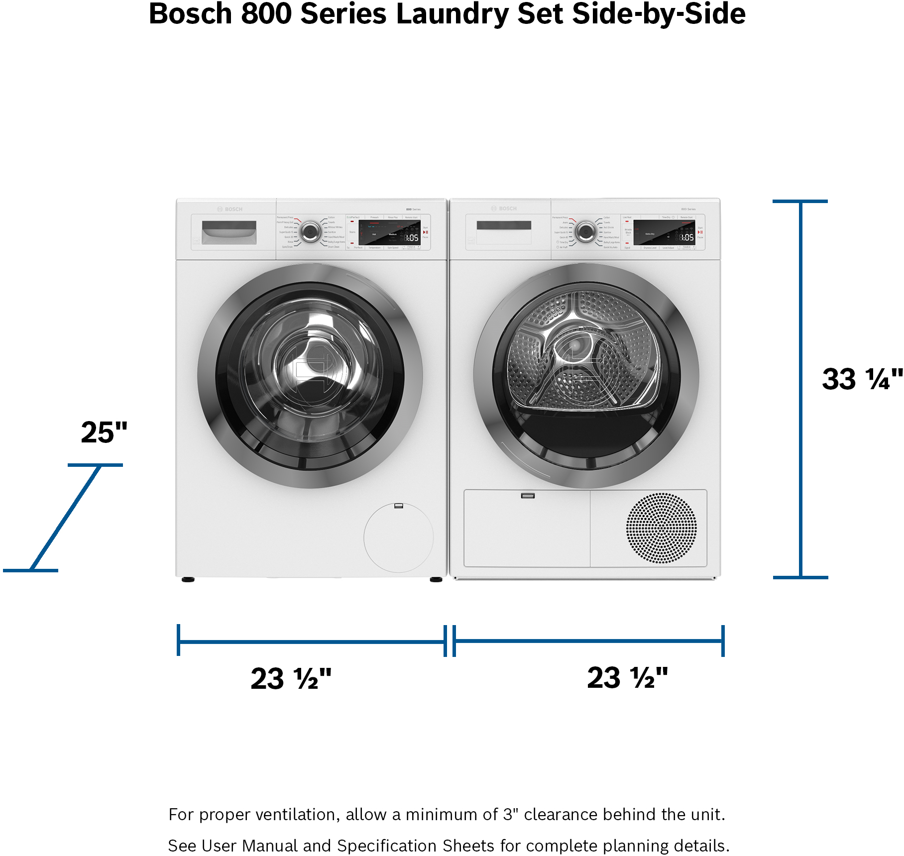 Bosch WTG865H4UC White