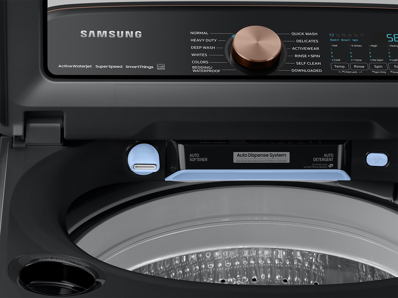 Samsung WA55A7700AV Brushed Black