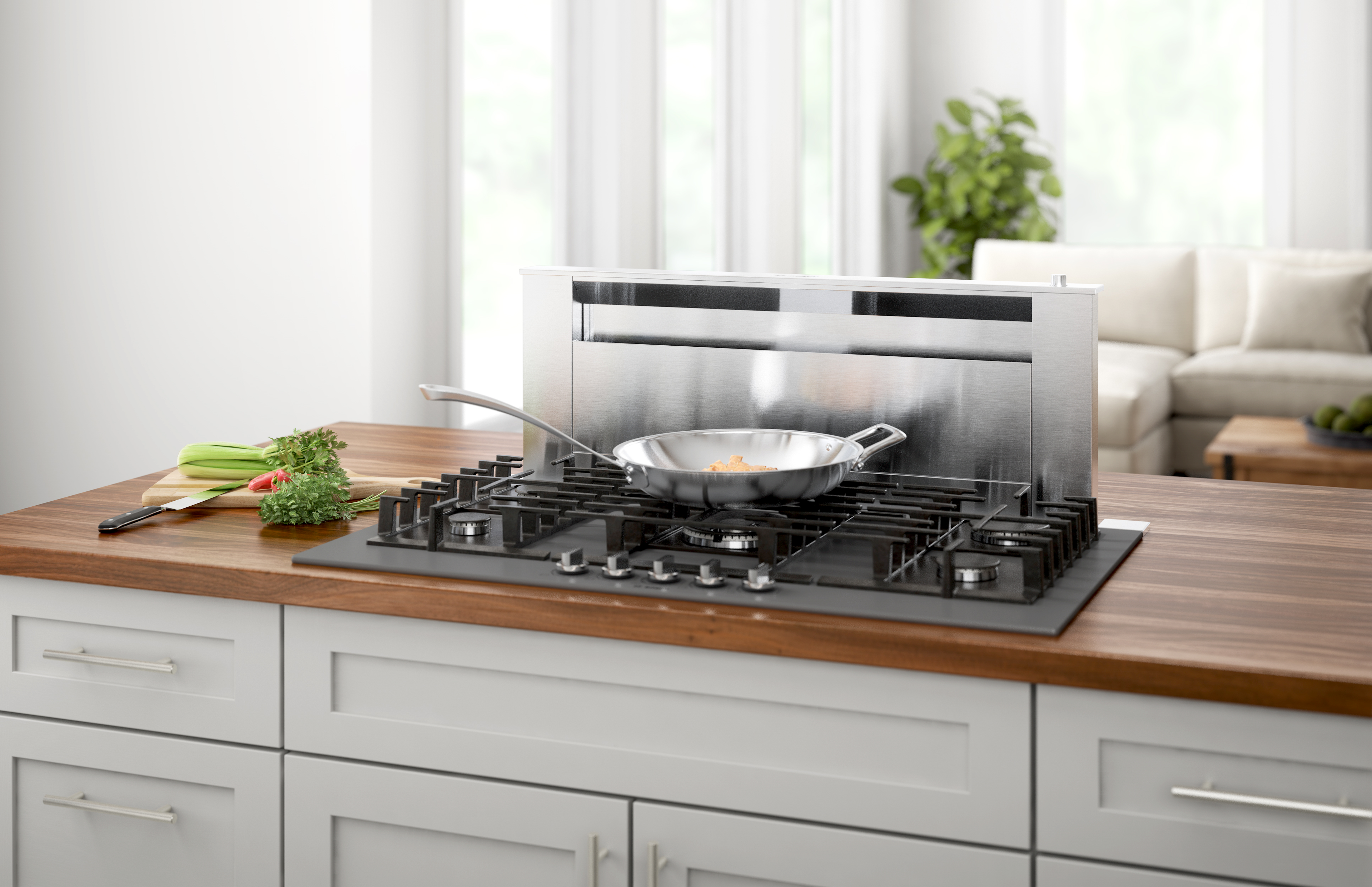 Bosch NGMP677UC Dark Silver, Natural Gas
