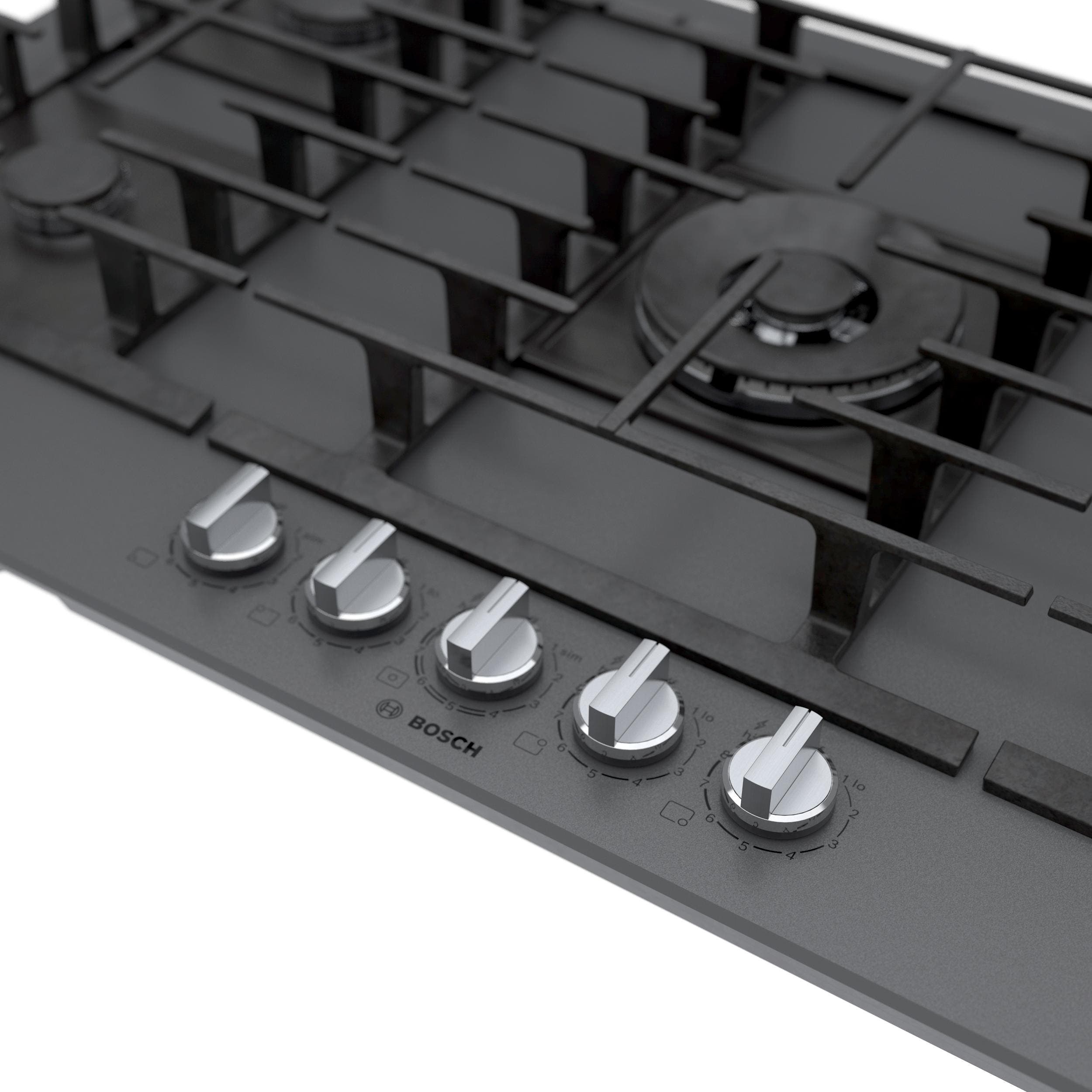 Bosch NGMP677UC Dark Silver, Natural Gas