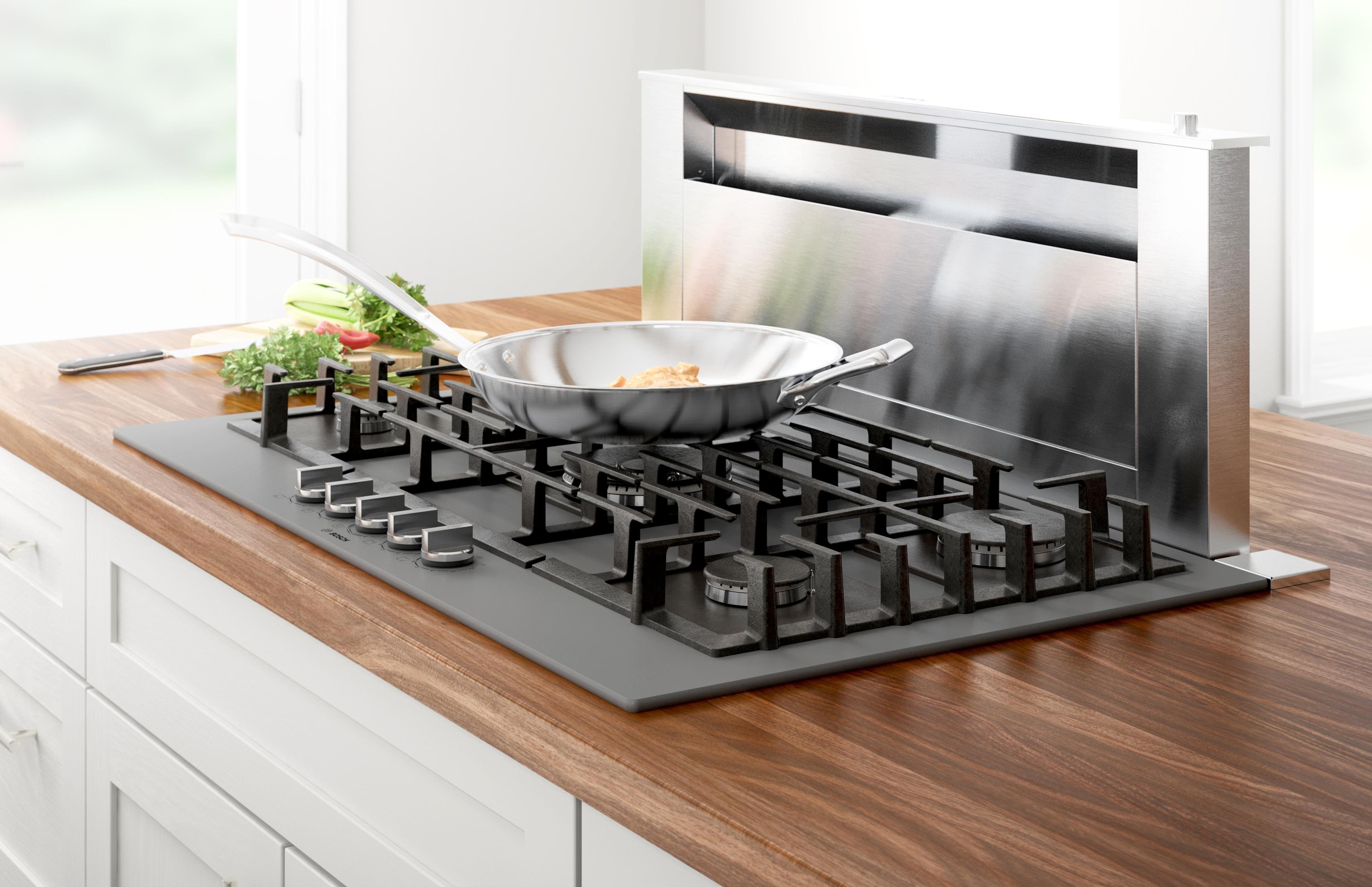 Bosch NGMP677UC Dark Silver, Natural Gas
