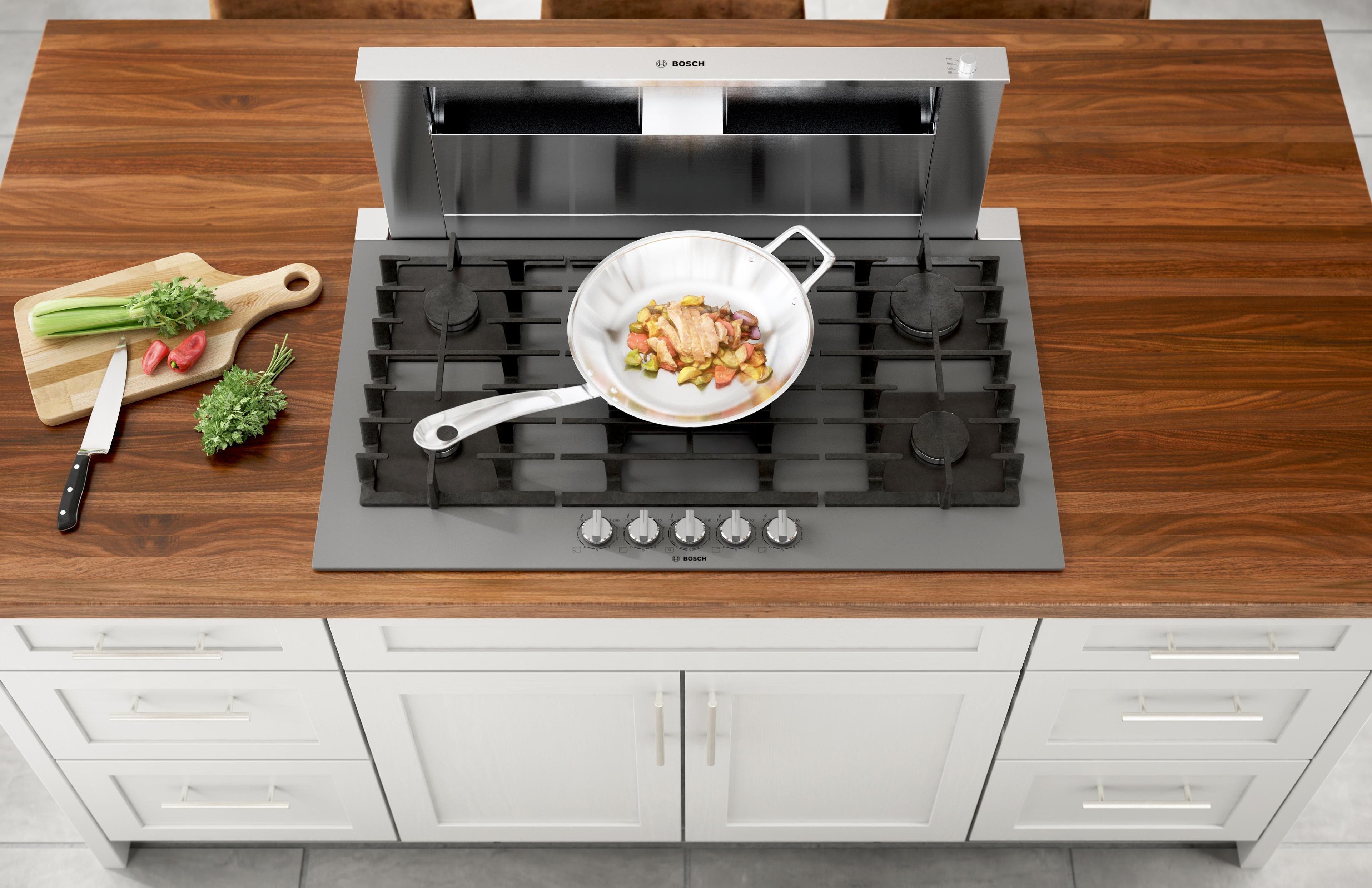 Bosch NGMP677UC Dark Silver, Natural Gas