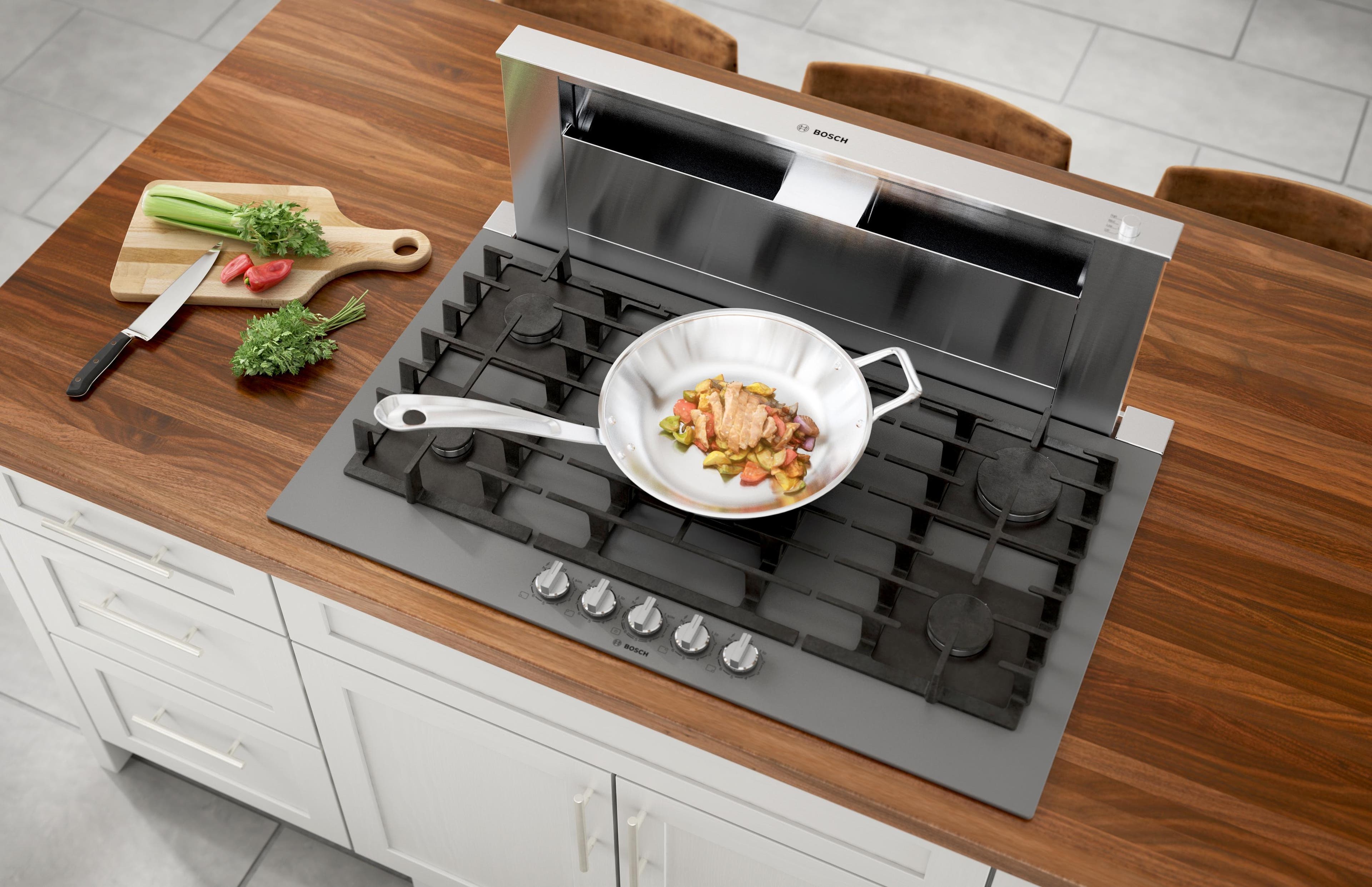 Bosch NGMP677UC Dark Silver, Natural Gas