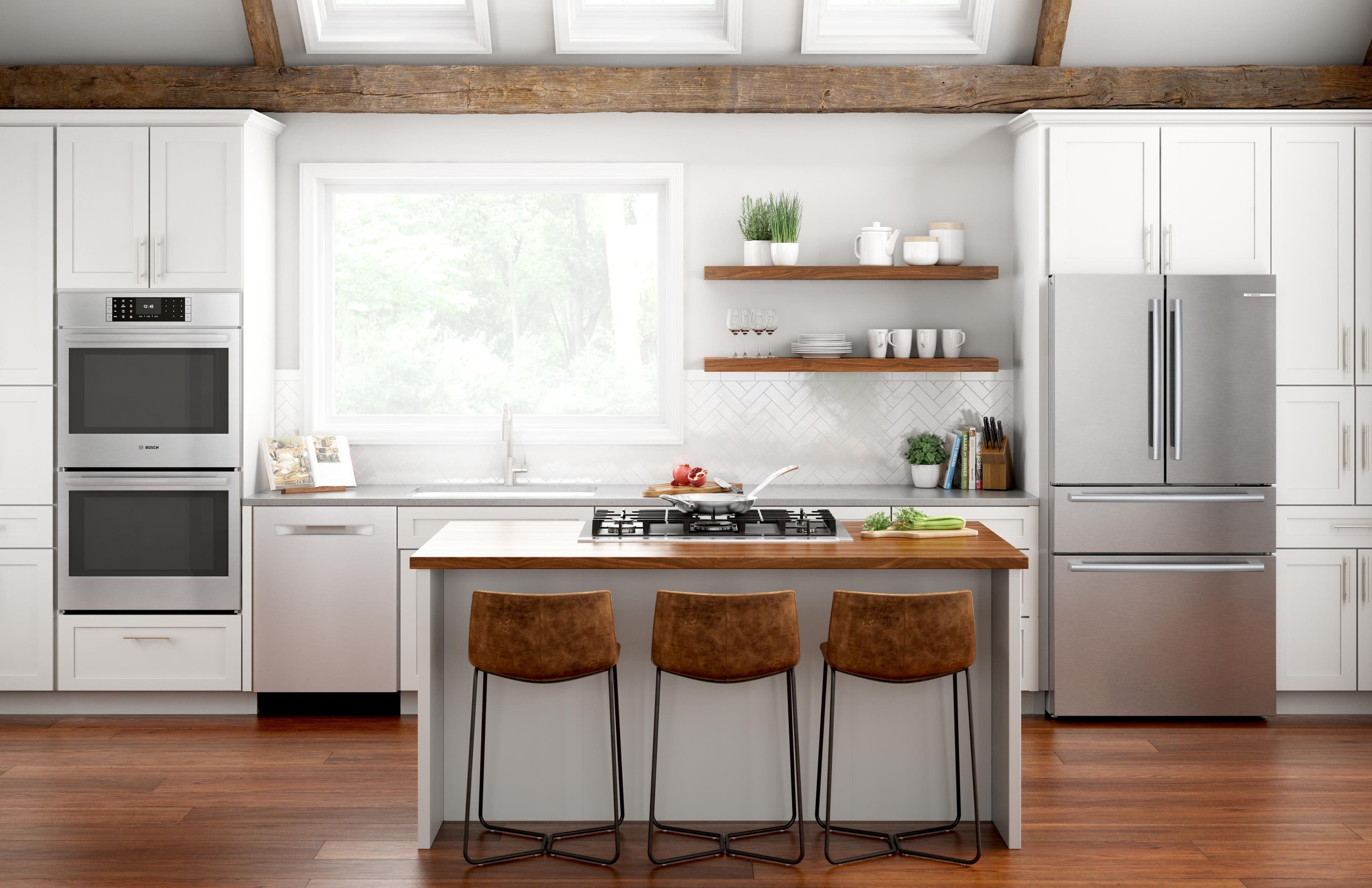 Bosch NGMP677UC Dark Silver, Natural Gas