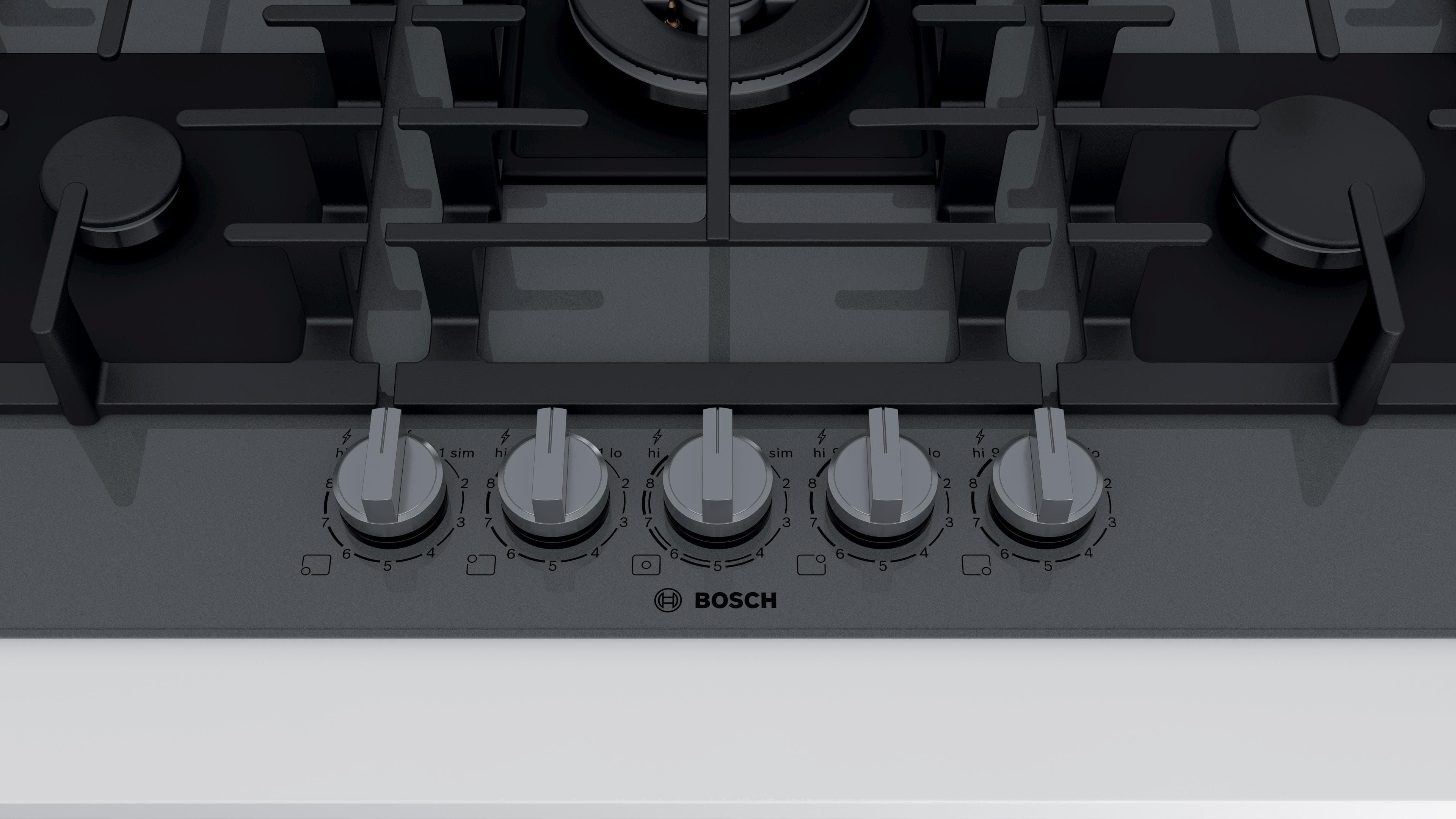 Bosch NGMP677UC Dark Silver, Natural Gas