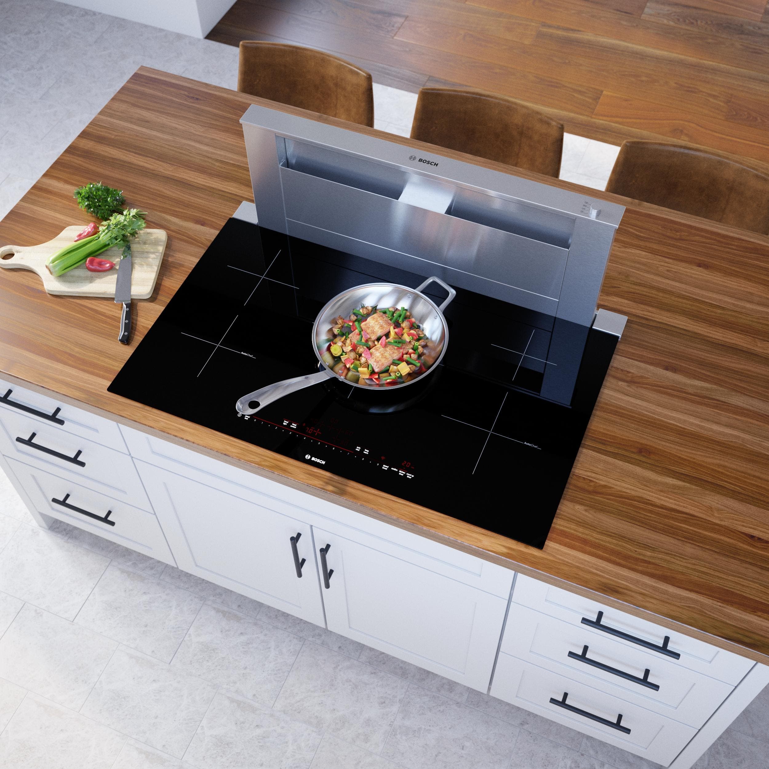Bosch NIT8660UC Black, Frameless