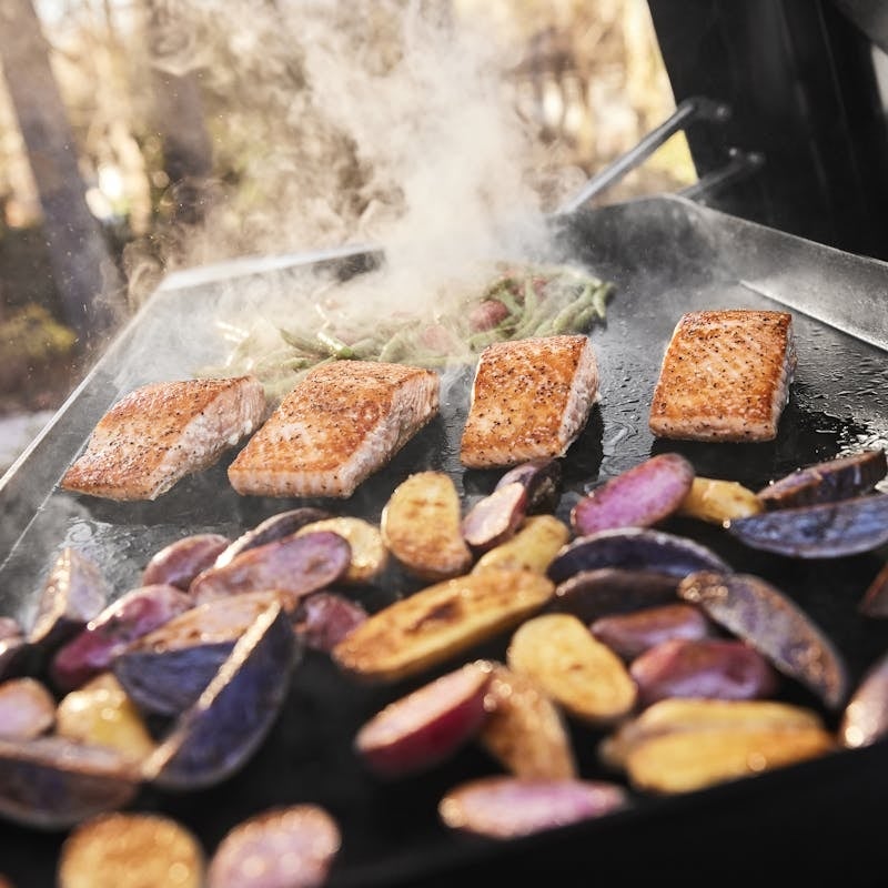 Weber 1500013 Slate 30 Inch Rust-Resistant Griddle Black
