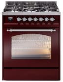 30 Inch Freestanding Dual Fuel Range with 5 Sealed Burners, 4 cu. ft. Oven Capacity, Storage Drawer, and Quick Start