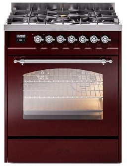 Burgundy With Chrome Trim, Lp