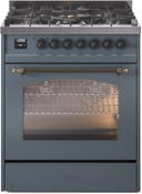30 Inch Freestanding Dual Fuel Range with 5 Sealed Burners, 4 cu. ft. Oven Capacity, Storage Drawer, and Quick Start