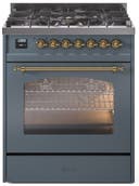 30 Inch Freestanding Dual Fuel Range with 5 Sealed Burners, 4 cu. ft. Oven Capacity, Storage Drawer, and Quick Start