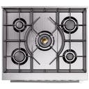 Professional Plus 30 Inch Dual Fuel Range with 5 Sealed Burners 