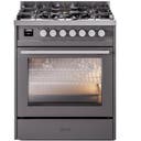 30 inch Dual Fuel Range Gas Burner Top and Electric Ovens