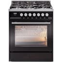 30 inch Dual Fuel Range Gas Burner Top and Electric Ovens