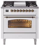 36 Inch Freestanding Dual Fuel Range with 6 Sealed Burners, 3.5 cu. ft. Oven Capacity, Storage Drawer, Quick Start, Soft Closing Door and Griddle