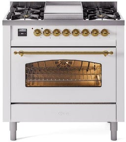 White With Brass Trim, Lp