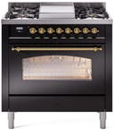 36 Inch Freestanding Dual Fuel Range with 6 Sealed Burners, 3.5 cu. ft. Oven Capacity, Storage Drawer, Quick Start, Soft Closing Door and Griddle