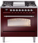 36 Inch Freestanding Dual Fuel Range with 6 Sealed Burners, 3.5 cu. ft. Oven Capacity, Storage Drawer, Quick Start, Soft Closing Door and Griddle