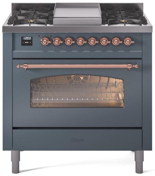 Blue Grey With Copper Trim, Lp