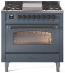 36 Inch Freestanding Dual Fuel Range with 6 Sealed Burners, 3.5 cu. ft. Oven Capacity, Storage Drawer, Quick Start, Soft Closing Door and Griddle