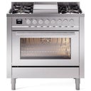 36 inch Dual Fuel Range Gas Burner Top and Electric Ovens