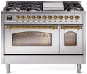 48 Inch Freestanding Dual Fuel Range with 8 Sealed Burners, 5.02 cu. ft. Total Capacity, Storage Drawer, and Griddle