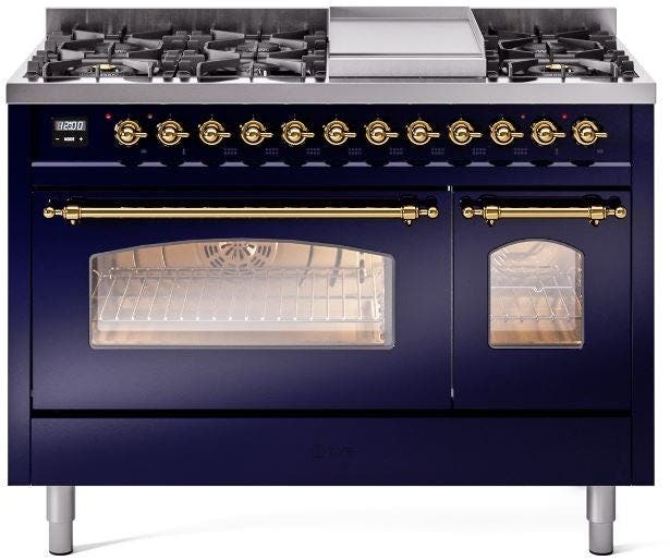 Midnight Blue With Brass Trim, Lp