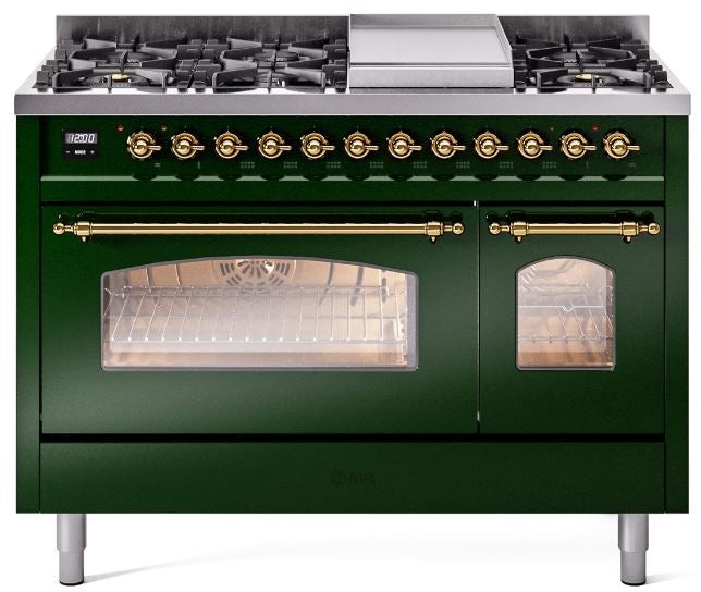 Emerald Green With Brass Trim, Lp