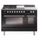 48 inch Dual Fuel Range Gas Burner Top and Electric Ovens