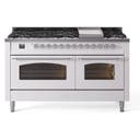 60 Inch Freestanding Dual Fuel Range with 9 Sealed Burners, 5.8 cu. ft. Total Capacity, Storage Drawer, and Griddle