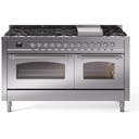 60 Inch Freestanding Dual Fuel Range with 9 Sealed Burners, 5.8 cu. ft. Total Capacity, Storage Drawer, and Griddle