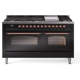Glossy Black With Copper Trim, Lp