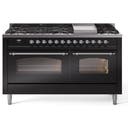 60 Inch Freestanding Dual Fuel Range with 9 Sealed Burners, 5.8 cu. ft. Total Capacity, Storage Drawer, and Griddle
