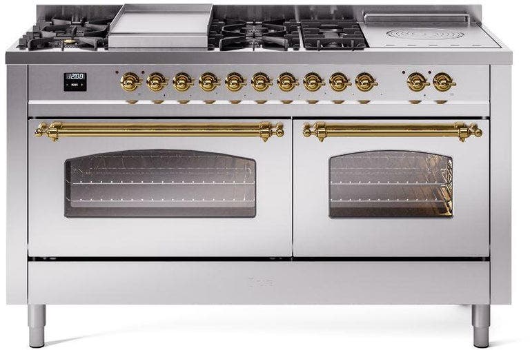 Stainless Steel With Brass Trim, Lp