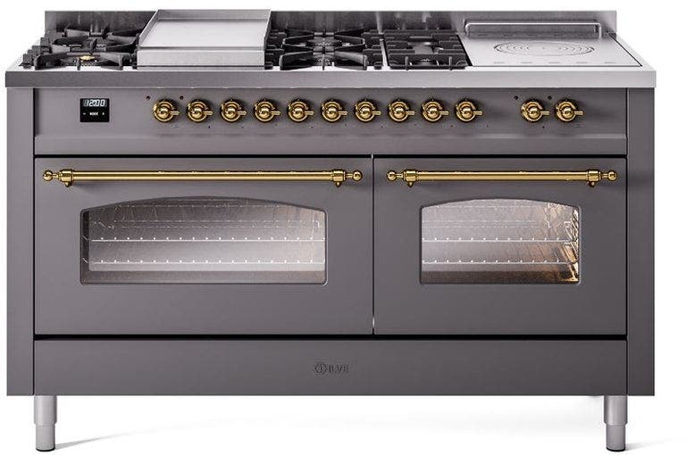 Graphite Matte With Brass Trim, Lp