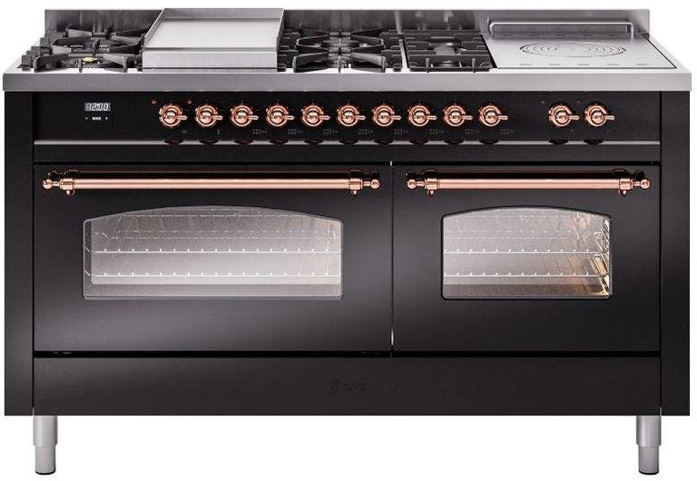 Glossy Black With Copper Trim, Lp
