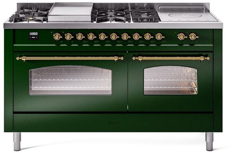 Emerald Green With Brass Trim, Lp