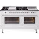 60 inch Dual Fuel Range Gas Burner Top and Electric Ovens
