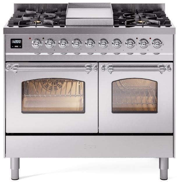 Stainless Steel With Chrome Trim, Lp