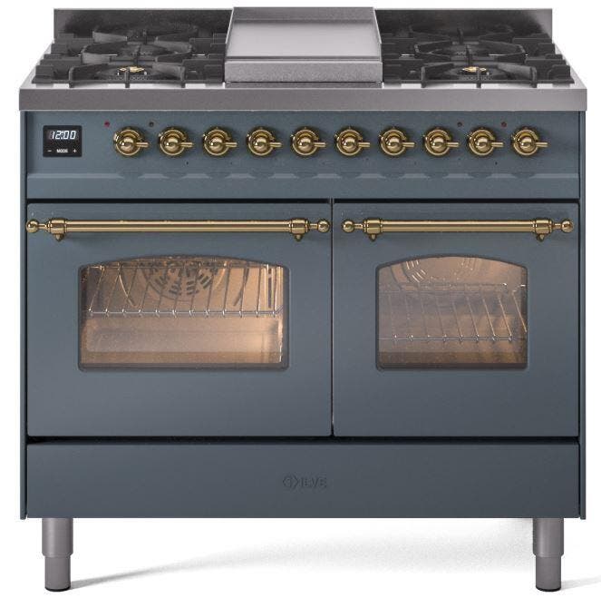 Blue Grey With Brass Trim, Lp