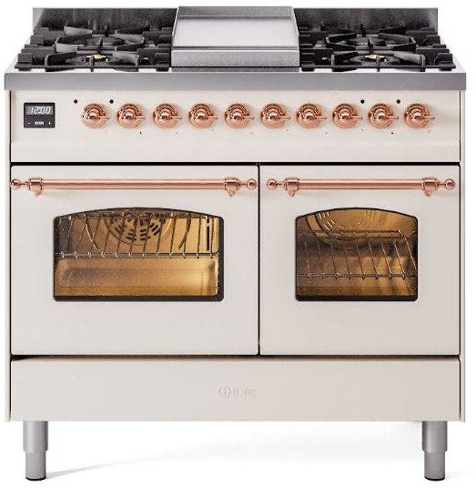 Antique White With Copper Trim, Lp