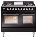 40 inch Dual Fuel Range Gas Burner Top and Electric Ovens