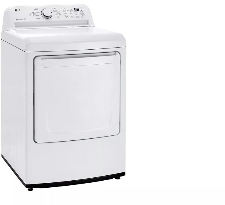 LG DLE7000W 27 Inch Electric Dryer with 8 Dry Cycles: White